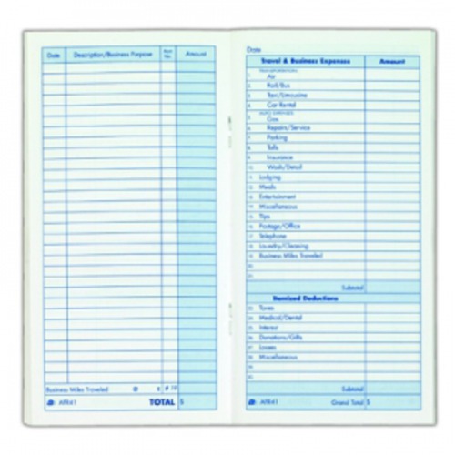 Adams Vehicle Mileage & Expense Record ABFAFR41