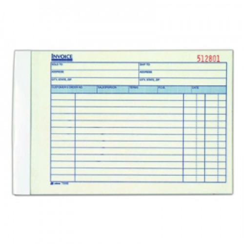 Adams Invoice Book - ABFT5080 - Shoplet.com