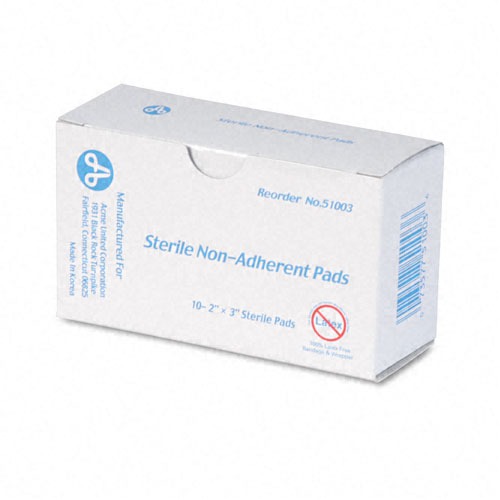 Acme NonAdhesive Gauze Pads w/Tabs ACM51003