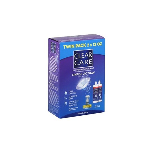 Alcon Labs Otc Clear Care Cleaning and Disinfection Contact Solution, 2