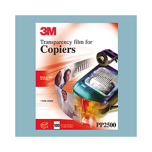 3m Recycled Paper Backed Transparency Film for Plain Paper Copiers -  MMMPP2410 