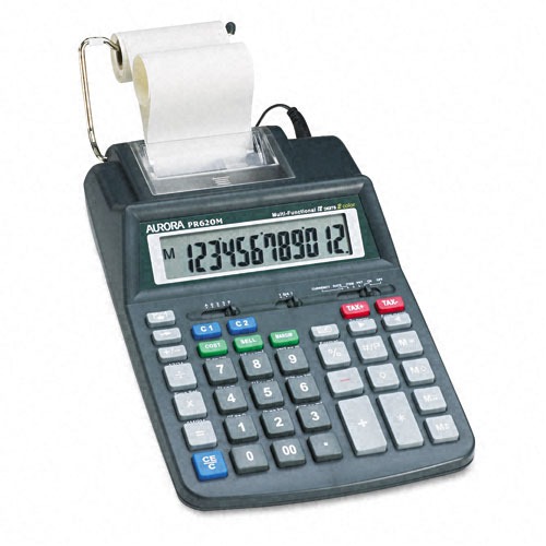 Aurora PR620M Compact Desktop Calculator AURPR620M
