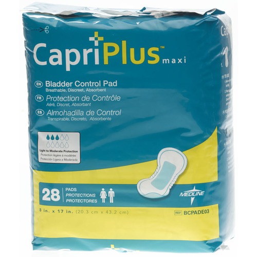 Medline Capri Plus Bladder Control Pads BCPADE03