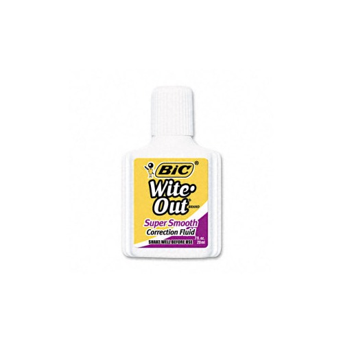 BIC Wite-Out Quick Dry Correction Fluid - Foam Wedge Applicator