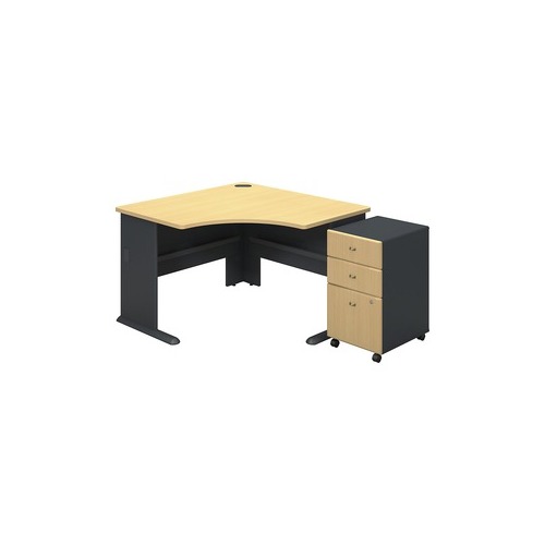 Bush Industries Bush Business Corner Desk With 3 Drawer Mobile Ped