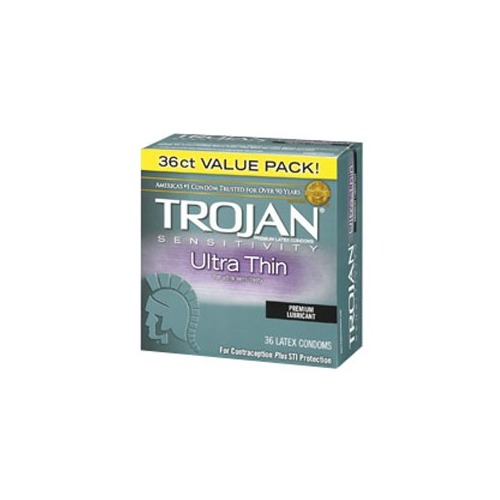 Trojan Ultra Thin Premium Lubricated Condoms