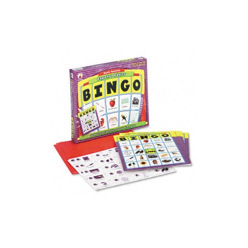 Carson dellosa Carson-Dellosa Espaol Basico Basic Spanish Bingo Game ...