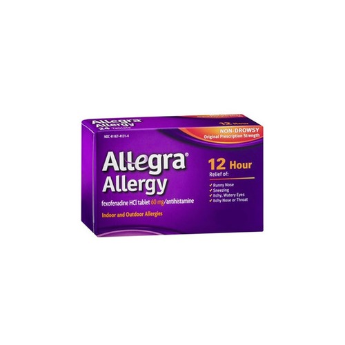 Allegra Allergy 12 Hour Non Drowsey Tablet - CHA04116741314 - Shoplet.com