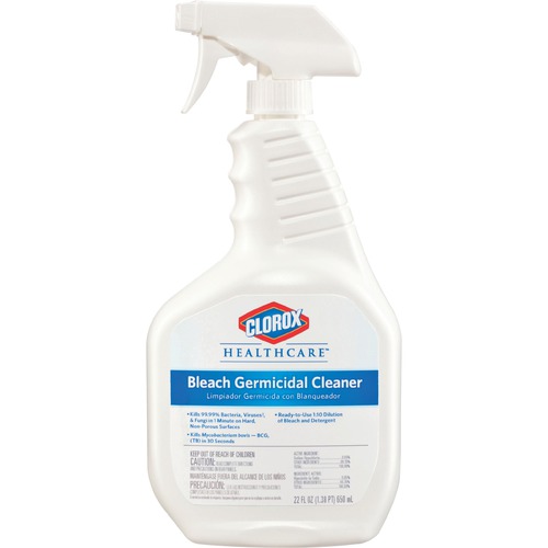 Clorox Healthcare Bleach Germicidal Cleaner,22.000 OZ CLH68967