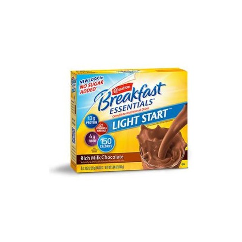 Nestle Carnation Breakfast Essentials Light Start Complete Nutritional Drink, Rich Milk