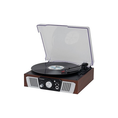 Sylvania(r) Sylvania SRC831 Turntable with 2 Builtin Speakers & USB