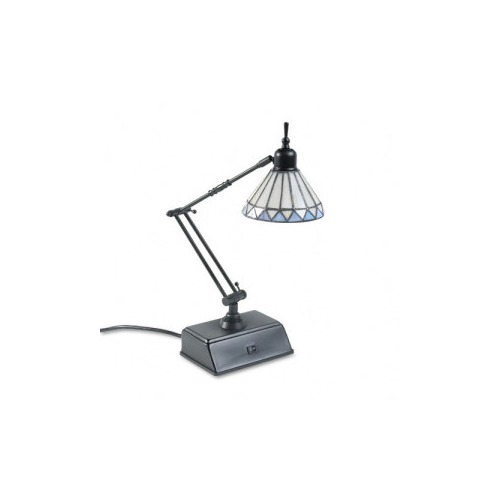 Catalina Tiffany Style Adjustable Desk Lamp W Base Outlets Data