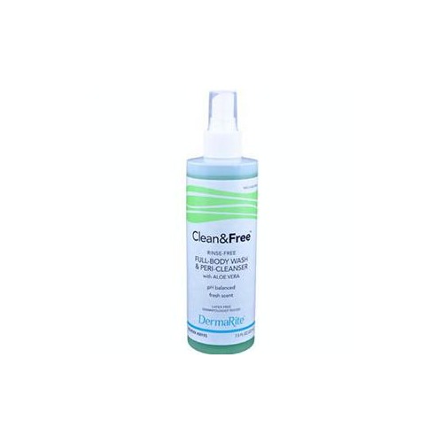 Dermarite Clean & Free No-rinse Cleanser, 7.5 Oz. Bottle - Dm00193 