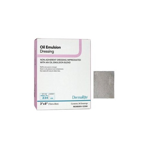 Dermarite Oil Emulsion Non-Adherent Wound Dressing, 3" x 8" - DM22380 -  Shoplet.com