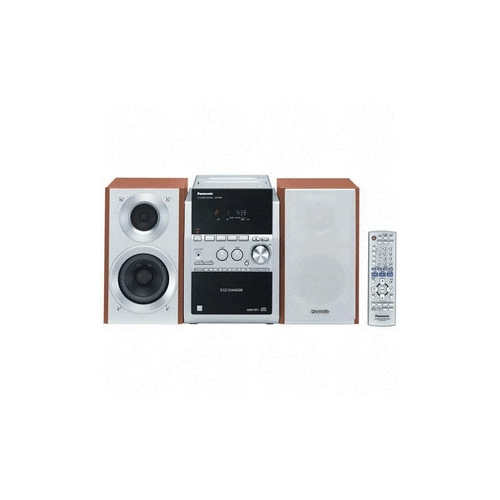 Panasonic Micro Stereo, 5CD Changer, 180 Watts, Music Port for iPOD