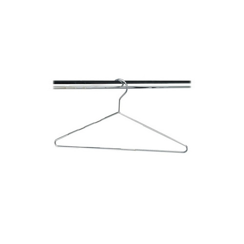 Lorell Heavy-Duty Coat Hanger, 17-1/4, 100/BX, Chrome - LLR01063 