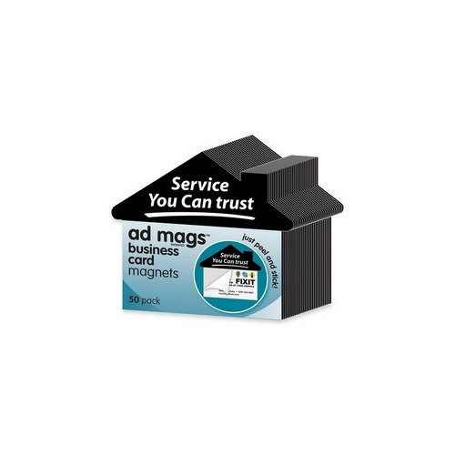 Magna card inc Service You Can Trust Magnet, Peel and Stick, 50/PK -  MAGAM54 