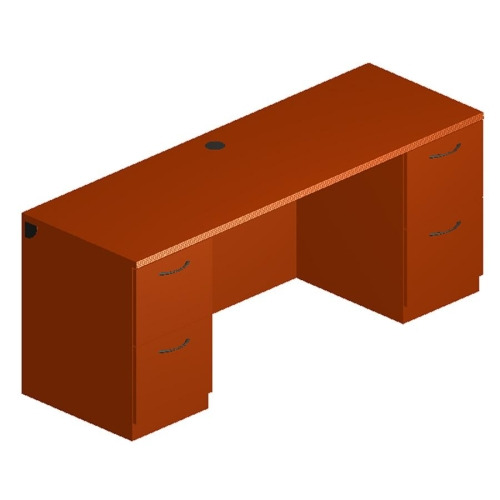 HON Park Avenue Kneespace Credenza with Black Loop Handle