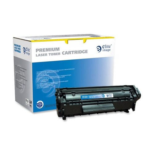Elite Image Remanufactured Laser Toner Cartridge - Alternative for HP 12A (Q2612A) - Black - 1 Each - 2000 Pages Elite Image Remanufactured Laser Toner Cartridge - Alternative for HP 12A (Q2612A) - Black - 1 Each - 2000 Pages