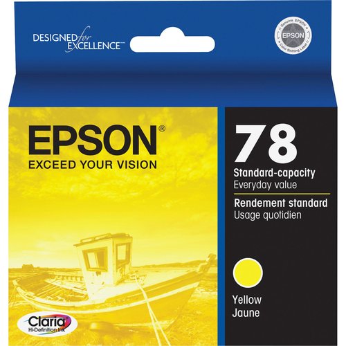 Epson Claria Original Inkjet Ink Cartridge - Yellow - 1 Each ...