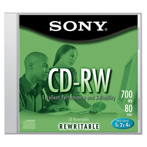 Sony CD-RW High Speed Rewritable Disc (One-Pack)