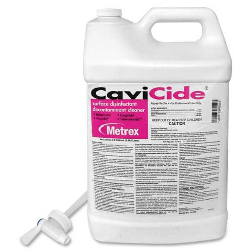 Cavicide Surface Disinfectant Decontaminant Cleaner - 320 fl oz (10 quart) - 1 Each - Disinfectant, Non-toxic, Rinse-free, Fragrance-free, Caustic-free Cavicide Surface Disinfectant Decontaminant Cleaner - 320 fl oz (10 quart) - 1 Each - Disinfectant, Non-toxic, Rinse-free, Fragrance-free, Caustic-free