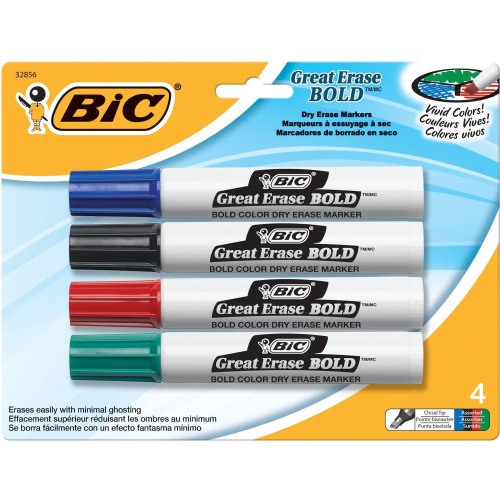 BIC Intensity Bold Vivid Dryerase Markers BICDECP41ASST