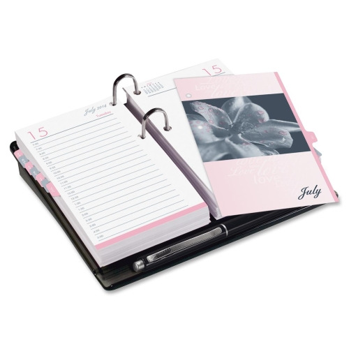 Daytimer S Inc Day Timer Pink Ribbon Desk Calendar Refill