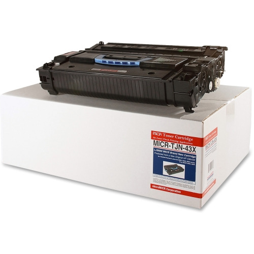 microMICR MICR Toner Cartridge - Alternative for HP 43X - Laser - 30000 Pages - Black - 1 Each microMICR MICR Toner Cartridge - Alternative for HP 43X - Laser - 30000 Pages - Black - 1 Each