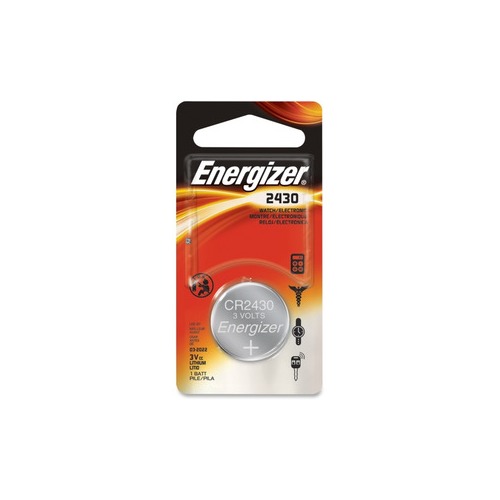 DURACELL 3V 2430 (DL2430 / 2430) Lithium Coin Cell Battery, 1-pack 