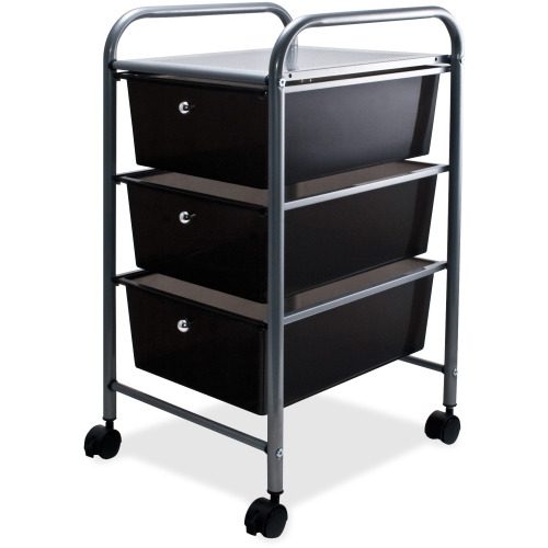 Advantus 3-Drawer Organizer - 3 Drawer - 4 Casters - Metal - x 15.5 Advantus 3-Drawer Organizer - 3 Drawer - 4 Casters - Metal - x 15.5
