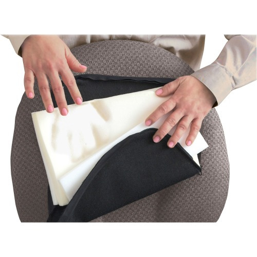 Master Caster Deluxe Seat/Back Cushion W/memory Foam, Black (MAS91061)