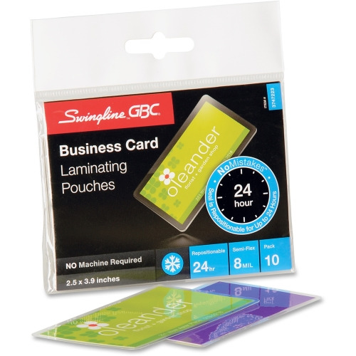 Swingline Gbc Swingline Self Adhesive Laminating Pouches SWI3747223