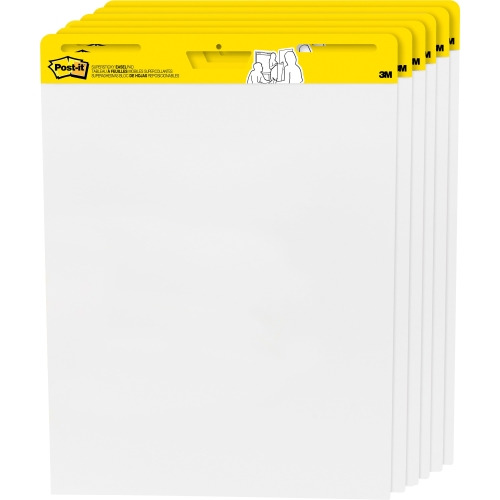 Post-it Self-Stick Easel Pads 25 x 30 White 30 Sheets 3/Pack