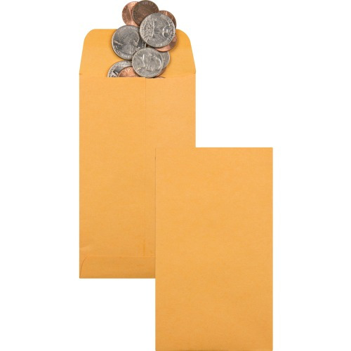 Kraft Coin and Small Parts Envelope by Quality Park™ QUA50562