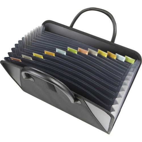 C-Line Expanding File With Handles - Black, 1/EA, 48211 C-Line Expanding File With Handles - Black, 1/EA, 48211