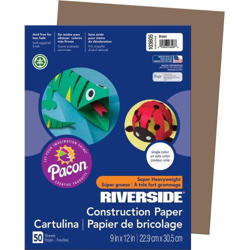 Riverside Salmon Construction Paper (25 Packs Per Case) [3971