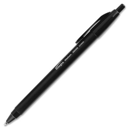 Integra Triangular Barrel Retractable Ballpnt Pens - ITA38089 - Shoplet.com