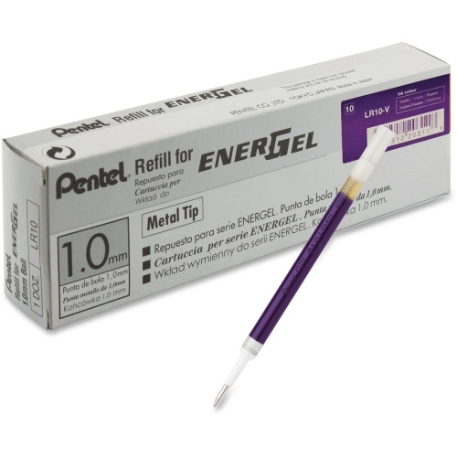 Pentel EnerGel Liquid Gel Pen Refills PENLR10V