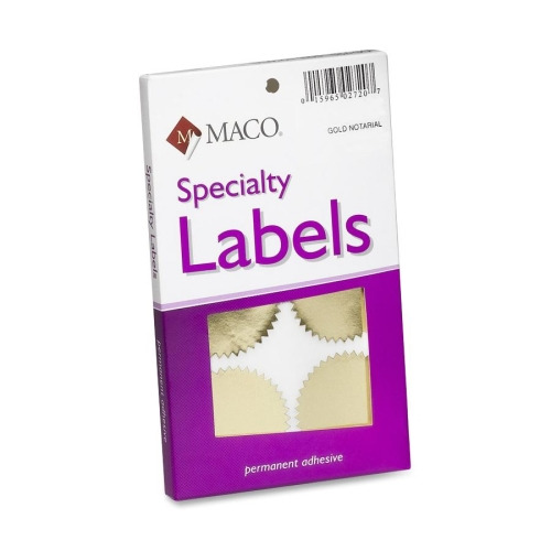 Maco Notary Gold Foil Seals MACOS721