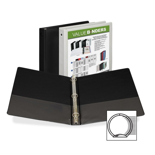 Samsill Economy Round Ring Value Insertable Binder SAM18539