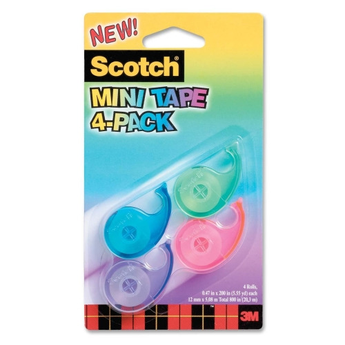 Scotch Mini Color Tape with Dispenser - MMM444 