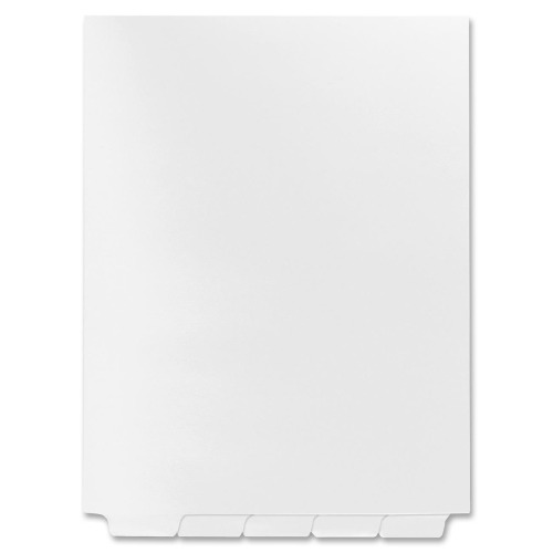 KleerFax Laminated Bottom Tab Index Dividers KLF81177
