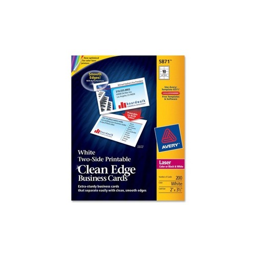 Avery Clean Edge Business Card AVE5871 Shoplet