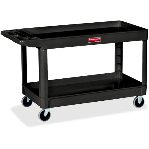 Heavy-Duty Utility Cart: Structural Foam, Black