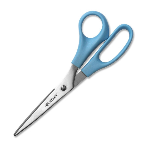 Westcott 8 Value Line Straight Scissors - Blue