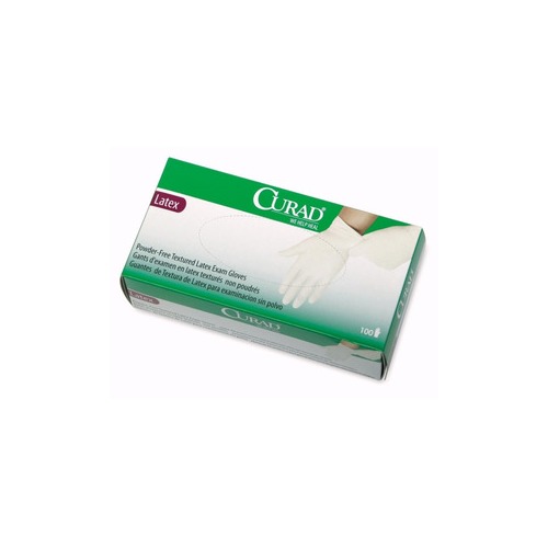 Curad Powder Free Latex Exam Gloves MIICUR8104