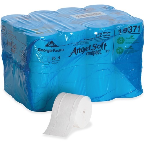 Angel Soft Professional Series Compact Premium Embossed Toilet Paper - 2 Ply - 3.85