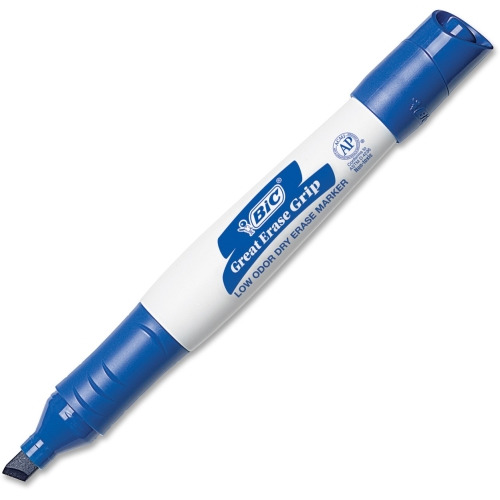  BIC BICGDEM11BE Great Erase Grip Dry Erase Markers
