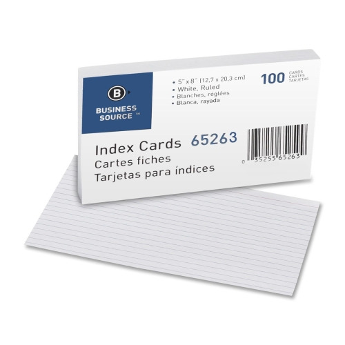 Advantus Index Card Box, 5 x 8